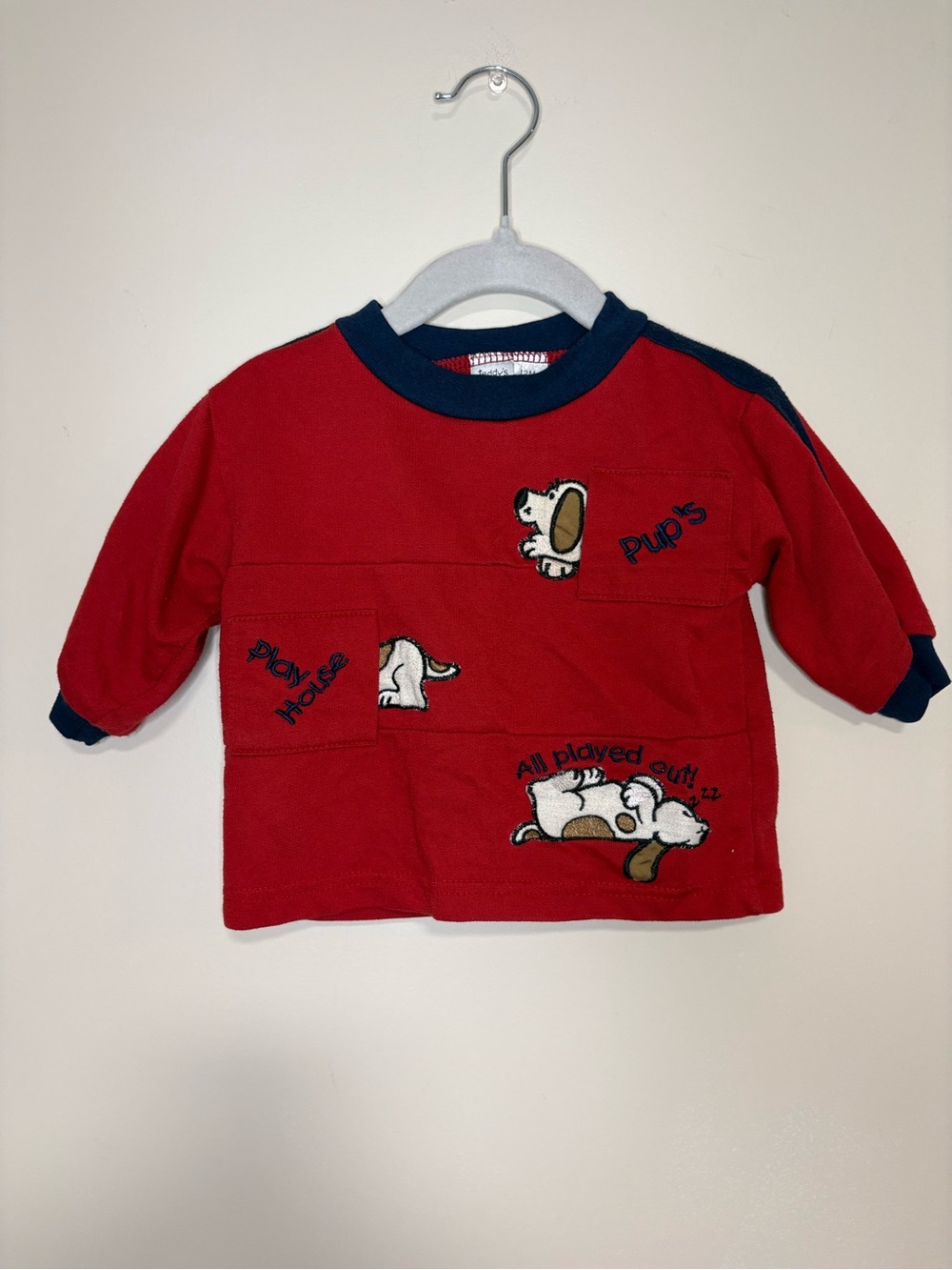Vintage teddy’s choice puppy sweater